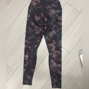 Alo High-waist Solarized Tie-Dye Legging - Oxblood Size M